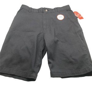 Wonder Nation Boy's Size 16 Adjustable Waist Flat Front Shorts Gray New
